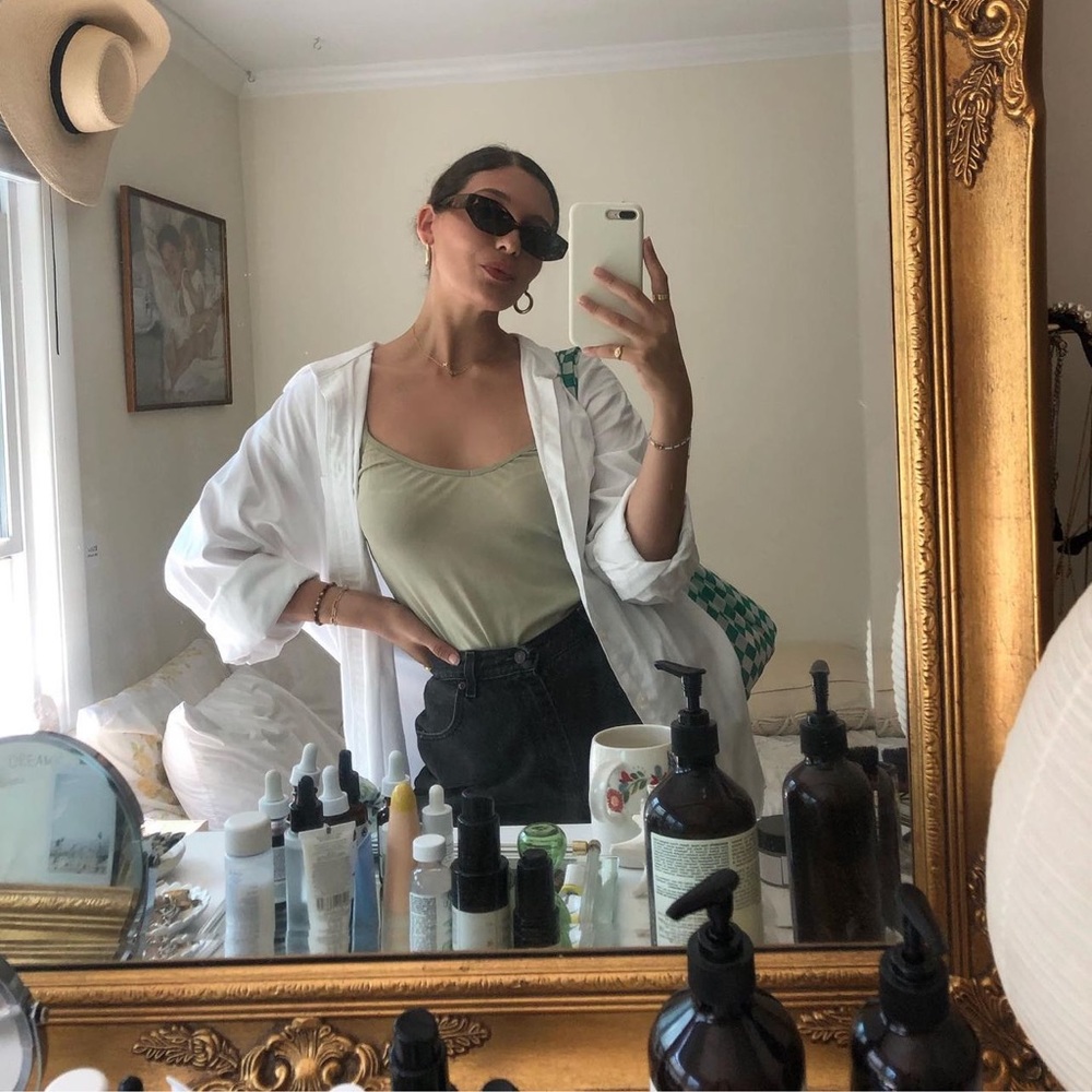 Nordstrom White Button Up (Needs To Be Steamed Lo… - image 1